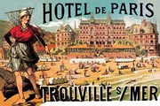 Hotel de Paris: Trouville-sur-Mer - Art Print by Theophile-Alexandre Steinlen | Movie Poster Prints from Posterazzi