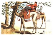 Troubles with a Camel - Art Print by Richard Simkin | Movie Poster Prints from Posterazzi