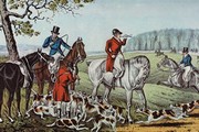 Fox Hunt - Art Print by Nathaniel Currier | Movie Poster Prints from Posterazzi