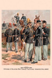 "Officers & Enlisted Men, Cavalry, Artillery, Infantry (Full Dress)" - Art Print by H. A. Ogden | Movie Poster Prints from Posterazzi