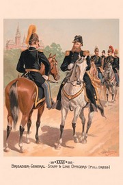 "Brigadier-General, Staff & Line Officers (Full Dress)" - Art Print by H. A. Ogden | Movie Poster Prints from Posterazzi