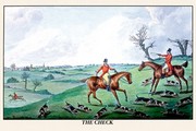 Fox Hunters and Hounds in an Open Field - Art Print by Henry Thomas Alken | Movie Poster Prints from Posterazzi