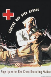 Fighting Men Need Nurses: Sign Up at the Red Cross Recruiting Station - Art Print by Jon Whitcomb | Movie Poster Prints from Posterazzi
