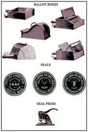 "Odd Fellows: Ballot Boxes, Seals, Seal Press" - Art Print | Movie Poster Prints from Posterazzi