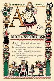 A for Alice in Wonderland - Art Print by Tony Sarge | Movie Poster Prints from Posterazzi