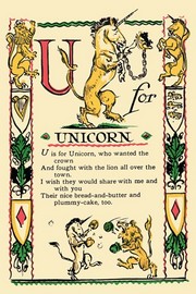 U for Unicorn - Art Print by Tony Sarge | Movie Poster Prints from Posterazzi