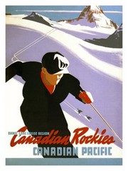 Canadian Rockies - Art Print by P. Ewart | Movie Poster Prints from Posterazzi