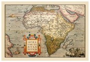 Map of Africa - Art Print by Abraham Ortelius | Movie Poster Prints from Posterazzi