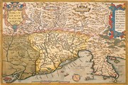 Map of Southern Europe - Art Print by Abraham Ortelius | Movie Poster Prints from Posterazzi