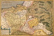 "Map of Poland and Eastern Europe, c.1500's" - Art Print by Abraham Ortelius | Movie Poster Prints from Posterazzi
