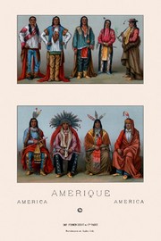 Native Americans of Mississippi and Colorado - Art Print by Auguste Racinet | Movie Poster Prints from Posterazzi