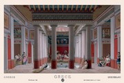 Athenian Dwelling - Art Print by Auguste Racinet | Movie Poster Prints from Posterazzi