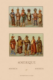 "Native Americans -  Jowa, Foxes, Sacs, and Kaw" - Art Print by Auguste Racinet | Movie Poster Prints from Posterazzi