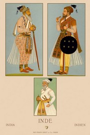 Traditional Male Dress of India #1 - Art Print by Auguste Racinet | Movie Poster Prints from Posterazzi