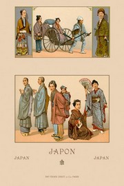 Japanese Civil Costumes and Transportation - Art Print by Auguste Racinet | Movie Poster Prints from Posterazzi