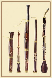 "Dolciano, Oboe da Caccia, Oboe, Basset Horn and Bassoon" - Art Print by Theodore Thomas | Movie Poster Prints from Posterazzi