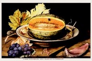 Dish with Melons and a Slice of Watermelon - Art Print by Giovanni Garzoni | Movie Poster Prints from Posterazzi
