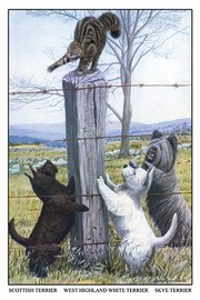 "Scottish Terrier, West Highland Terrier, Skye Terrier" - Art Print by Louis Agassil Fuertes | Movie Poster Prints from Posterazzi