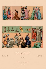 Colorful Garments of Spain - Art Print by Auguste Racinet | Movie Poster Prints from Posterazzi