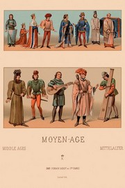 "Historical Figures, Civil Costumes, and Military Garb of Medieval France" - Art Print by Auguste Racinet | Movie Poster Prints from Posterazzi