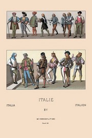 "Military and Civil Costumes of the Italian Nobility, 1300-1600" - Art Print by Auguste Racinet | Movie Poster Prints from Posterazzi