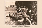 "Half-track Rolls Out, New Britain" - Art Print by Sgt. Robert R. Brenner | Movie Poster Prints from Posterazzi