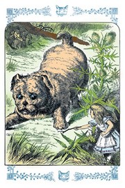 Alice in Wonderland: Alice and the Enormous Puppy - Art Print by John Tenniel | Movie Poster Prints from Posterazzi