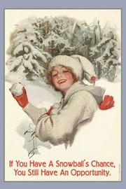 A Snowball's Chance - Art Print by Wilbur Pierce | Movie Poster Prints from Posterazzi