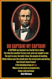 "Oh Captain, my captain!" - Art Print by Wilbur Pierce | Movie Poster Prints from Posterazzi