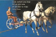 "As you sow, so shall you reap" - Art Print by Wilbur Pierce | Movie Poster Prints from Posterazzi