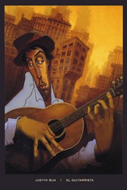 El Guitarrista - Art Print by Justin Bua | Movie Poster Prints from Posterazzi