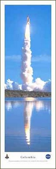 Columbia-Shuttle Taking Off - Art Print by Christopher Gjevre | Movie Poster Prints from Posterazzi