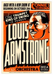 Louis Armstrong Connie's Inn Nyc 1935 - Art Print | Movie Poster Prints from Posterazzi