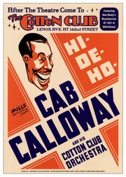 Cab Calloway the Cotton Club Nyc 1931 - Art Print | Movie Poster Prints from Posterazzi