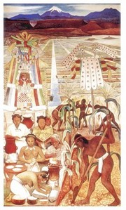Civilizacion Huasteca - Art Print by Diego Rivera | Movie Poster Prints from Posterazzi