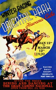 "Winter Racing, Oriental Park, Havana, Cuba, 1939" - Art Print | Movie Poster Prints from Posterazzi
