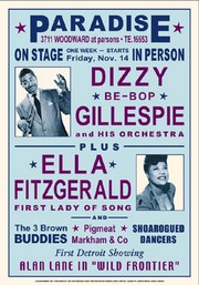"Dizzy Gillespie and Ella Fitzgerald, Detroit, 1947" - Art Print | Movie Poster Prints from Posterazzi