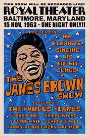 "James Brown, Baltimore, 1963" - Art Print | Movie Poster Prints from Posterazzi