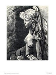 Sylvette Au Fauteuil - Art Print by Pablo Picasso | Movie Poster Prints from Posterazzi