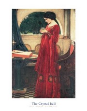 Crystal Ball - Art Print by John William Waterhouse | Movie Poster Prints from Posterazzi