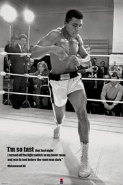 Muhammad Ali: I'm So Fast - Art Print | Movie Poster Prints from Posterazzi