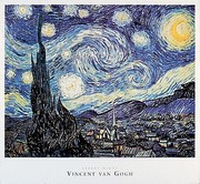 Starry Night - Art Print by Vincent Van Gogh | Movie Poster Prints from Posterazzi