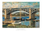 Bridge At Argenteuil - Art Print by Claude Monet | Movie Poster Prints from Posterazzi