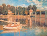Pont D'argenteuil - Art Print by Claude Monet | Movie Poster Prints from Posterazzi