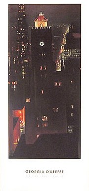 "New York, Night" - Art Print by Georgia O'Keeffe | Movie Poster Prints from Posterazzi