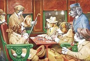 His Station And Four Aces - Art Print by Cassius Marcellus Coolidge | Movie Poster Prints from Posterazzi
