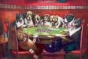 Poker Sympathy - Art Print by Cassius Marcellus Coolidge | Movie Poster Prints from Posterazzi