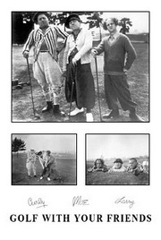Three Stooges: Golf With Your Friends - Art Print | Movie Poster Prints from Posterazzi