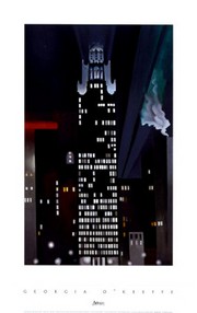 Radiator Building-Night New York-1927 - Art Print by Georgia O'Keeffe | Movie Poster Prints from Posterazzi