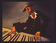 Piano Man II - Art Print by Justin Bua | Movie Poster Prints from Posterazzi